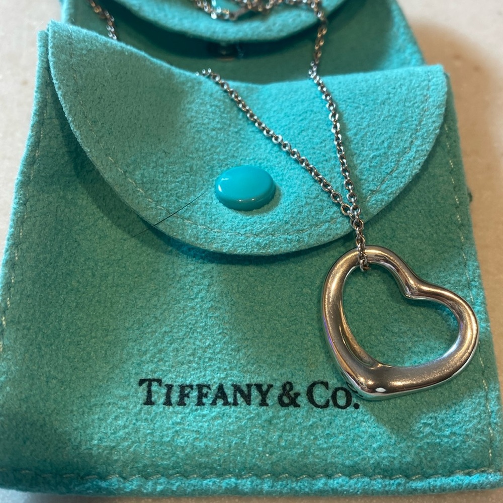 Tiffany & Co. Elsa Peretti Heart pendant with 16” chain